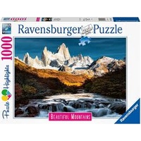 RAVENSBURGER 02536 BEAUTIFUL MOUNTAINS MOUNT FITZ ROY PATAGONIA 1000PC JIGSAW PUZZLE