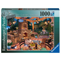 RAVENSBURGER 02802 MY HAVEN NO.10 THE GARDEN KITCHEN 1000PC JIGSAW PUZZLE