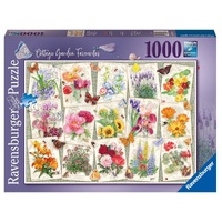 RAVENSBURGER 02864 COTTAGE GARDEN FAVOURITES 1000PC JIGSAW PUZZLE