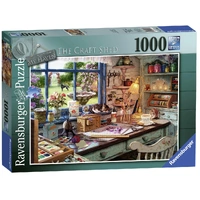 RAVENSBURGER 03076 MY HAVEN NO. 1 THE CRAFT SHED 1000PC JIGSAW PUZZLE