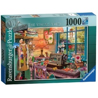RAVENSBURGER 03229 MY HAVEN NO.4 THE SEWING SHED 1000PC JIGSAW PUZZLE