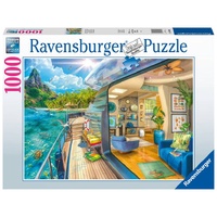 RAVENSBURGER 04134 TROPICAL ISLAND CHARTER 1000PC JIGSAW PUZZLE