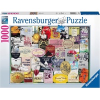 RAVENSBURGER 005476 WINE LABELS 1000PC JIGSAW PUZZLE