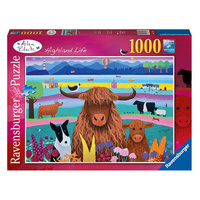 RAVENSBURGER 10821 HIGHLAND LIFE 1000PC JIGSAW PUZZLE