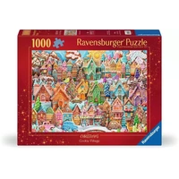 RAVENSBURGER 012672 CHRISTMAS COOKIE VILLAGE 1000PC JIGSAW PUZZLE