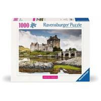 RAVENSBURGER 13372 BEAUTIFUL CASTLES EILEAN DONAN CASTLE SCOTLAND 1000PC JIGSAW PUZZLE