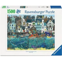 RAVENSBURGER 013983 ZOE HARBOUR OF WONDERS A BUSTLING FANTASY PORT 1500PC JIGSAW PUZZLE