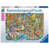 RAVENSBURGER 004899 MIDNIGHT AT THE LIBRARY 1000PC JIGSAW PUZZLE