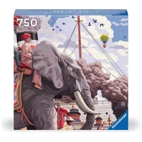 RAVENSBURGER 12016 ART & SOUL AROUND THE WORLD IN 80 DAYS 750PC EXTRA LARGE FORMAT JIGSAW PUZZLE