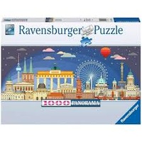 RAVENSBURGER 173952 PANORAMA BERLIN AT NIGHT 1000PC JIGSAW PUZZLE