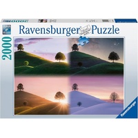 RAVENSBURGER 174430 THE 5TH DAY ATMOSPHERIC T6REES AND MOUNTAINS 2000PC JIGSAW PUZZLE