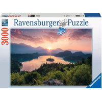 RAVENSBURGER 174454 LAKE BLED SLOVENIA 3000PC JIGSAW PUZZLE