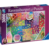 RAVENSBURGER 174713 KAREN PUZZLES - PUZZLES ON PUZZLES 3000PC JIGSAW PUZZLE