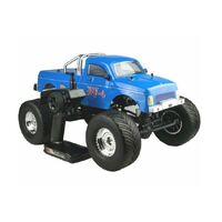 VRX R0256B 1:10TH BF 4 BRUSHED ROCK MONSTER RTR WITH 7.2V NIMH WALL CHARGER 2.4GHZ R/C BLUE