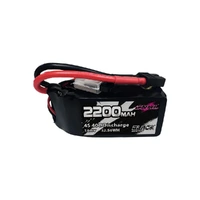 CNHL BLACK SERIES 2200MAH SHORTY 14.8V 4S 40C LIPO BATTERY WITH XT60 PLUG [S220404BK]