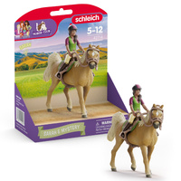 SCHLEICH 42714 HORSE CLUB SARAH AND MYSTERY