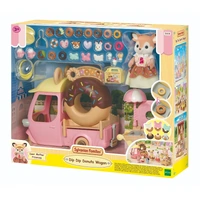 SYLVANIAN FAMILIES 5808 DIP DIP DONUTS WAGON INCLUDES DEER MOTHER PRIMROSE