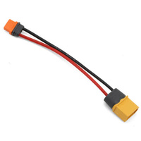 XT60 MALE TO IC2 FEMALE PLUG ADAPTOR CABLE FOR USE WITH XT60 BATTERY IN LOSI/ ARRMA/ SPEKTRUM/ E-FLITE