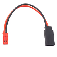 JST MALE TO JR RECEIVER FEMALE PLUG 10CM ADAPTOR
