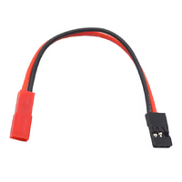 JST FEMALE TO JR RECEIVER MALE PLUG 10CM ADAPTOR