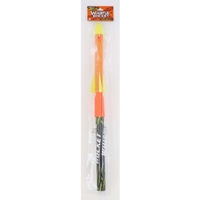 LANARD STUNT FLYER PUMP AND FLY WHISTLE ROCKET ORANGE/YELLOW