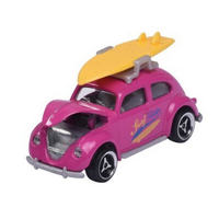 MAJORETTE VOLKSWAGEN PREMIUM VW BEETLE PINK SURF RIDER - MJ65402