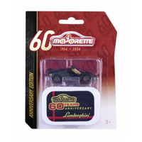 MAJORETTE ANNIVERSARY EDITION DELUXE - LAMBORGHINI MATT BLACK & RED - MJ74725