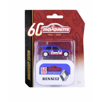 MAJORETTE ANNIVERSARY EDITION DELUXE - RENAULT BLUE & RED - MJ74725
