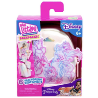 MOOSE REAL LITTLES BACKPACK DISNEY - DISNEY PRINCESES 6 PIECE STATIONARY BAG