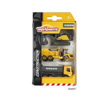 MAJORETTE MJ63217 VOLVO CONSTRUCTION 3 PIECE - EXCAVATOR SET