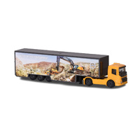 MAJORETTE VOLVO TRANSPORTER CONSTRUCTION - FMX SHOW TRUCK - MJ63248