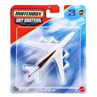 MATCHBOX SKY BUSTERS - BOEING 747-400 DIECAST PLANE