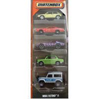 MATCHBOX C1817 5 PACK - MBX RETRO II DIECAST CARS