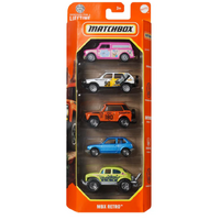 MATCHBOX C1817 5 PACK MBX RETRO DIECAST CARS