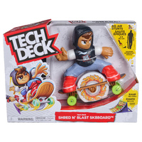 SPIN MASTERS TECH DECK SHRED N BLAST SK8BOARD WITH RAMP INCLUDED