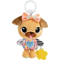 LAMAZE LOVEY THE PUG CLIP AND GO PLUSH TOY