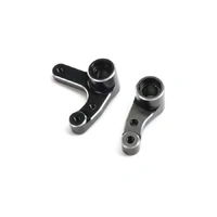 TLR TLR-1063 ALUMINIUM BELL CRANK SET, BLACK, 22S SPRINT CAR