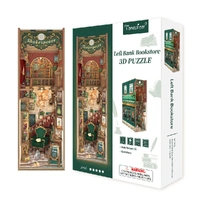 TONECHEER TQ140 DIY BOOK NOOK PUZZLE - LEFT BANK BOOKSTORE 347 PIECES