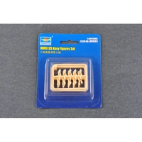 TRUMPETER 06633 1/200 WWII US NAVY FIGURES PLASTIC MODEL KIT