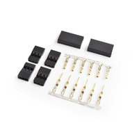 TORNADO RC JR CONNECTOR SET GOLD PLATED TERMINALS 2 PAIRS [TRC-1001]
