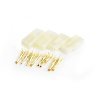 TAMIYA CONNECTOR SET GOLD PLATED TERMINALS 2 PAIRS [TRC-1008G]