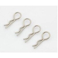 TORNADO RC TRC9125WJ06 SMALL SILVER BODY PINS 8 PACK