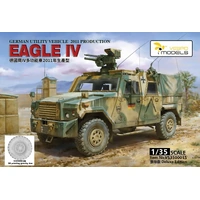VESPID MODELS VS350001S  GERMAN EAGLE IV UTILITY VEHICLE 2011 PRODUCTION 1/35 SCALE PLASTIC MODEL KIT