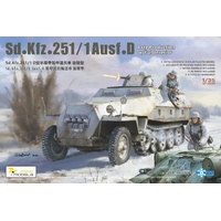 VESPID MODELS SP-8001 SD.KFZ.250/1AUSF.D (LATE PRODUCTION WITH FULL INTERIOR 1/35 SCALE PLASTIC MODEL KIT