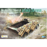 VESPID MODELS SP-8004 SD.KFZ.251/1 AUSF.D MIT 28/32CM WURFRAHMEN 40 STUKA ZU FUSS 1/35 SCALE PLASTIC MODEL KIT