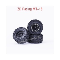 ZD RACING 16026 PRE-GLUED TYRES FOR MT-16 2PCS