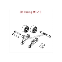 ZD RACING 16048 WHEELIE BAR SET FRONT STAND UP FOR MT-16