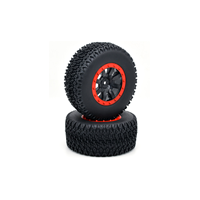 ZD RACING 7543 DBX-10 WHEELS TIRE/TYRE SET ORANGE