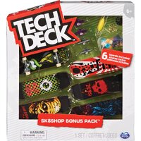 SPIN MASTER TECH DECK SK8 SHOP BONUS PACK 6PC - ZERO