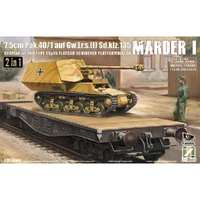 ZIMI MODEL ZM35075 MURDER I  7.5CM PAK.40/1 AUF GW.LR.S.(F) SD.KFZ.135 SCALE PLASTIC MODEL KIT